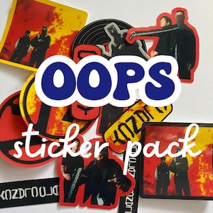 Oops Mess Up TOP Album Inspired Stickers