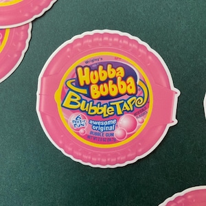 Bubble Gum Tape Candy Inspired Sticker