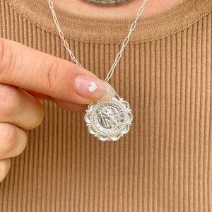 Saint Christopher Charm Necklace, Protection Necklace, Traveling Necklace