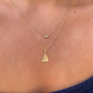 Sailboat Charm Necklace