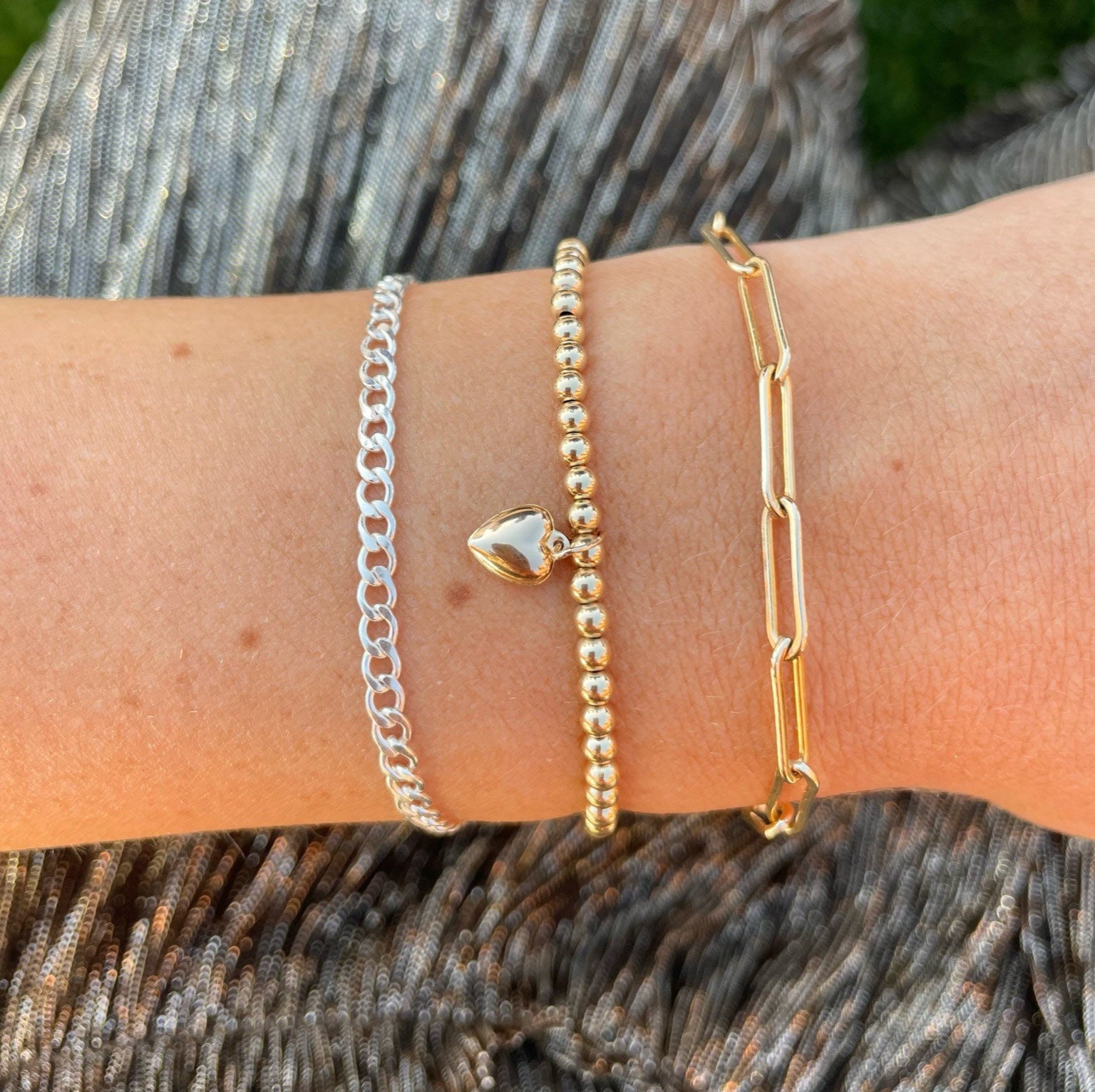 Gold Paperclip Chain Bracelet Chunky Paperclip Bracelet Etsy UK