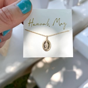Collana con moneta della Madre Maria, collana di protezione