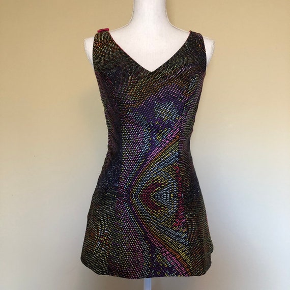 Three Piece Vintage Psychedelic Swim Suit