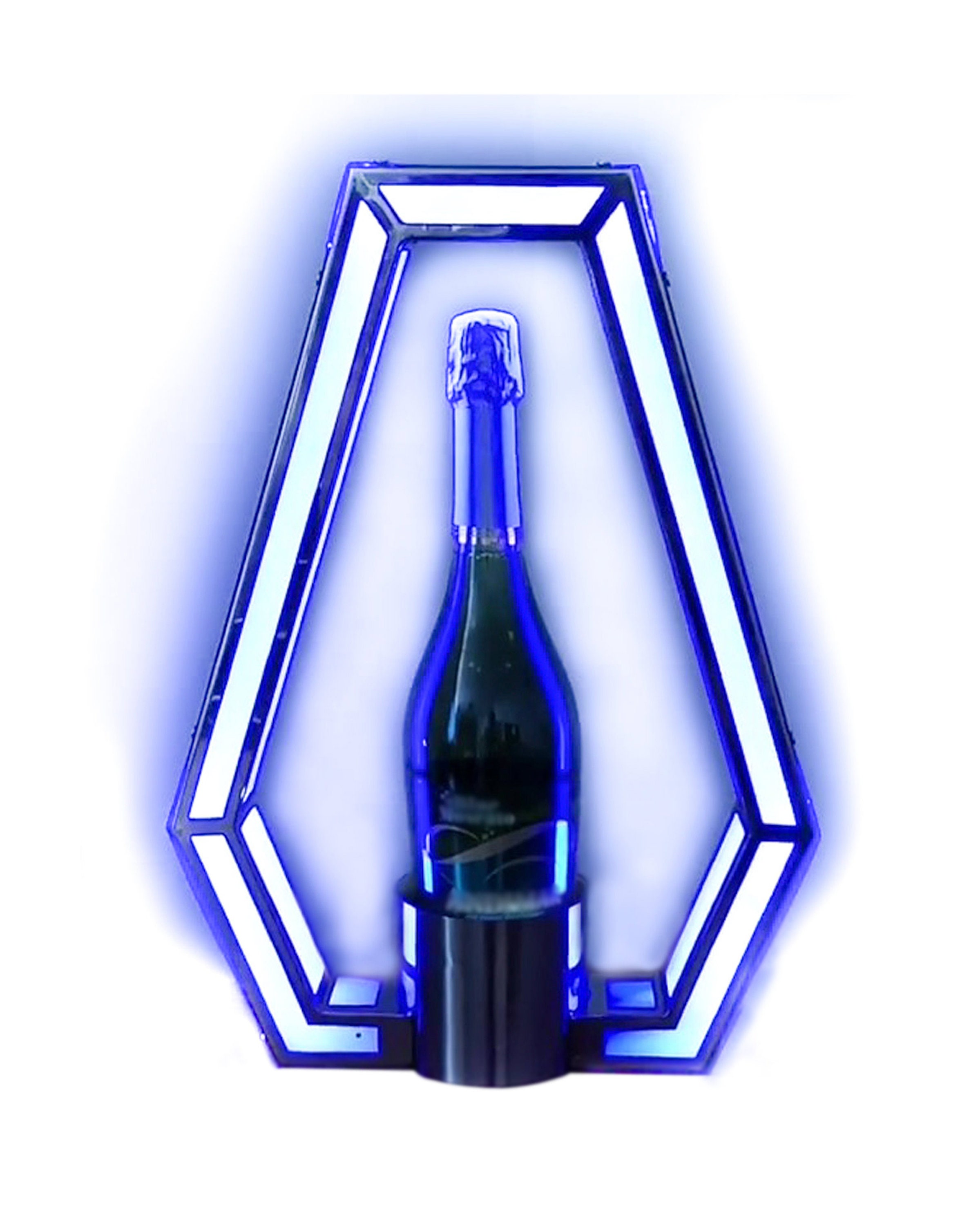 Custom Rechargeable Led Acrylic Bottle Presenter Display Base Bar Nightclub  Wine Champagne Vip Bottle Presenter Display Rack - Buy Bottle