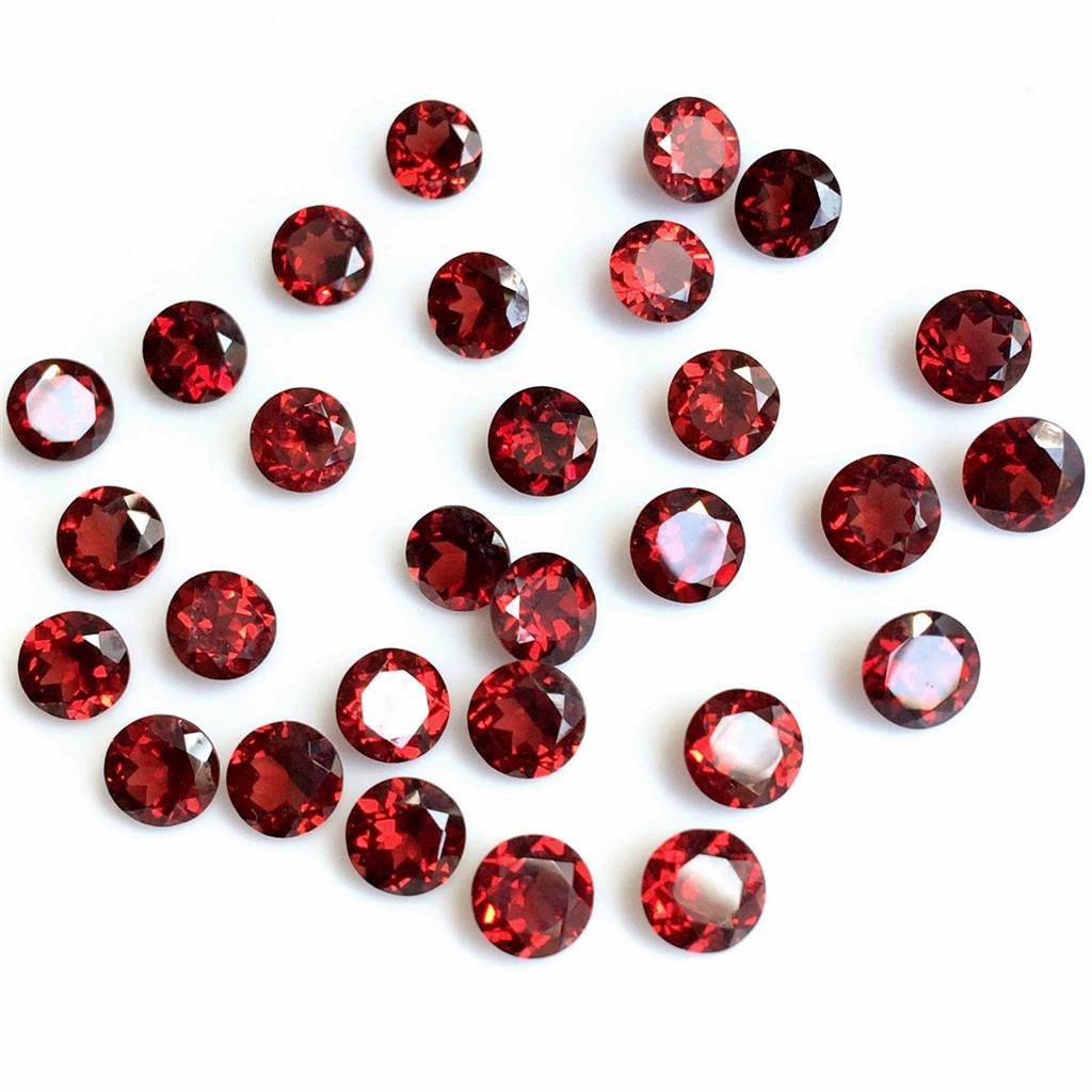 Loose Natural Rubies Loose Rubies Loose Gemstones Wholesale Lot 4mm