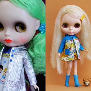 Yoke Dress & Coat Sewing Pattern for Blythe PDF