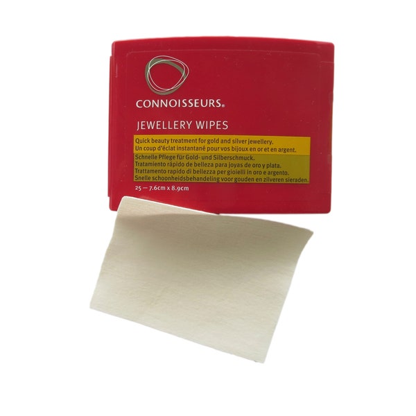 Connoisseurs jewelry cleaners 1 box ( 25 wipes )