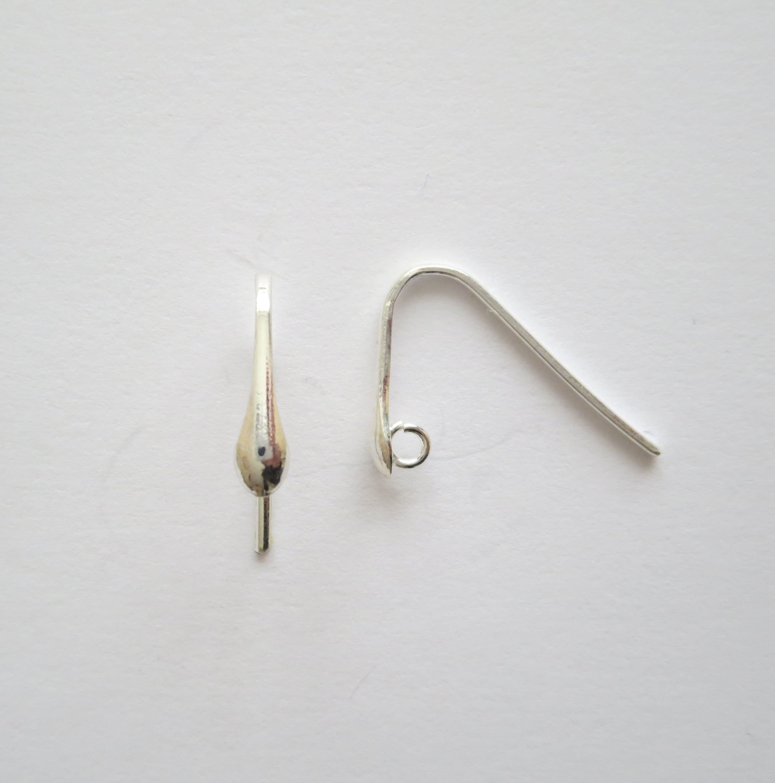 Solid Sterling Silver 925 French Wire Earring Hooks 20 x 15 x Etsy