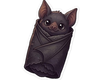 Bat Sticker: Durable Vinyl, Bubble-Free Application, Regular Use