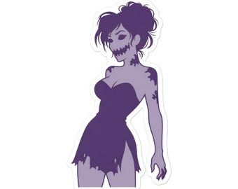 Zombie Pixie Sticker: Durable Vinyl Decal for Regular Use (Bubble-Free Application)