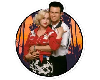 True Romance Couple Sticker, Durable Vinyl Decal, Bubble-Free Application