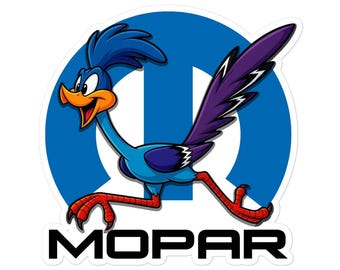 Mopar Roadrunner Vinyl Sticker: Durable, Bubble-Free Application