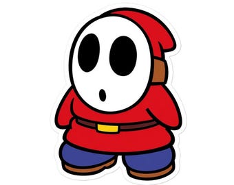 Shyguy Sticker: Durable Vinyl, Bubble-Free Application
