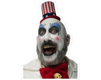 Captain Spaulding Clown Sticker | Durable Vinyl Decal
