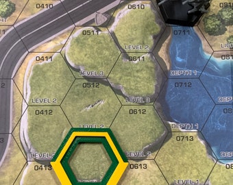 Battletech Firing Arc Base Ring Set of 5
