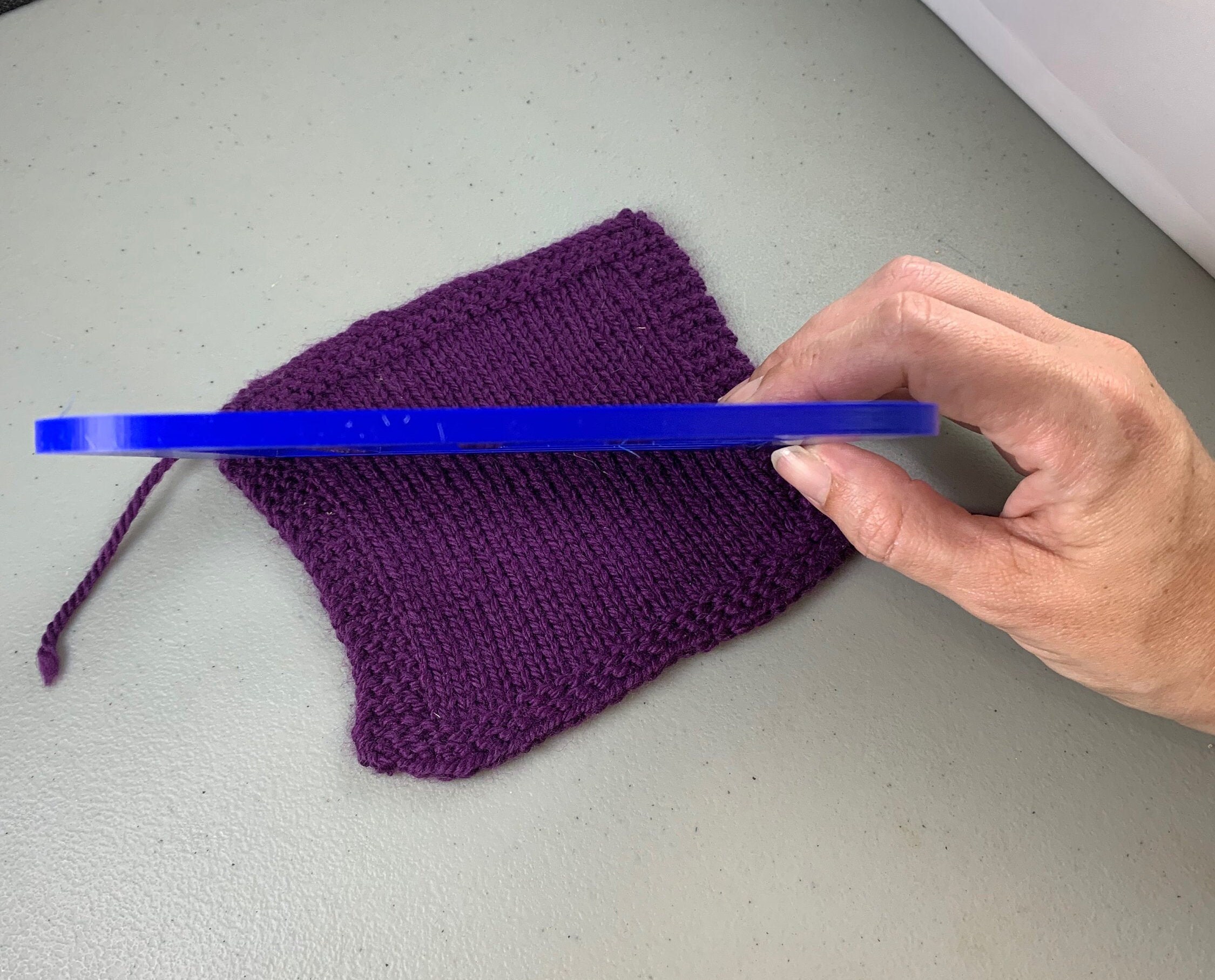 Yarn Swatch Gauge Swatch Tool for Knitting and Crochet - Etsy
