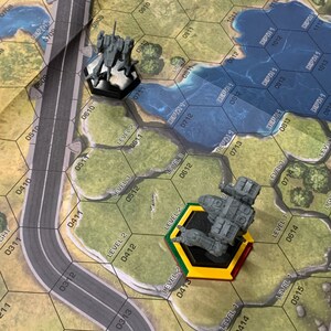 Battletech Firing Arc Base Ring Set of 5 image 5