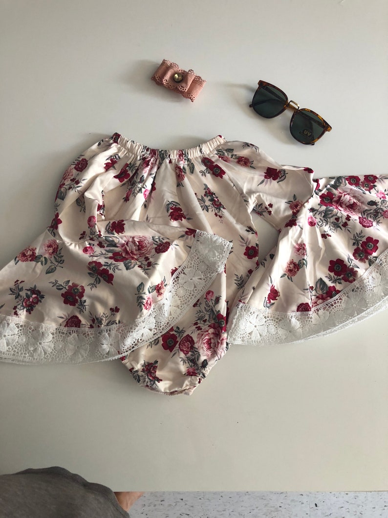 Off the Shoulder Rose Bodysuit