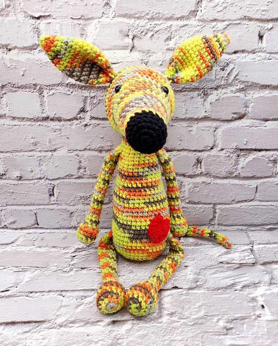 Crochet Greyhound Stuffed Amigurumi Handmade Etsy