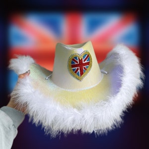 Eurovision Cowboy Hat • Eurovision Merchandise • Eurovision Party Accessories • Eurovision Flag Hat