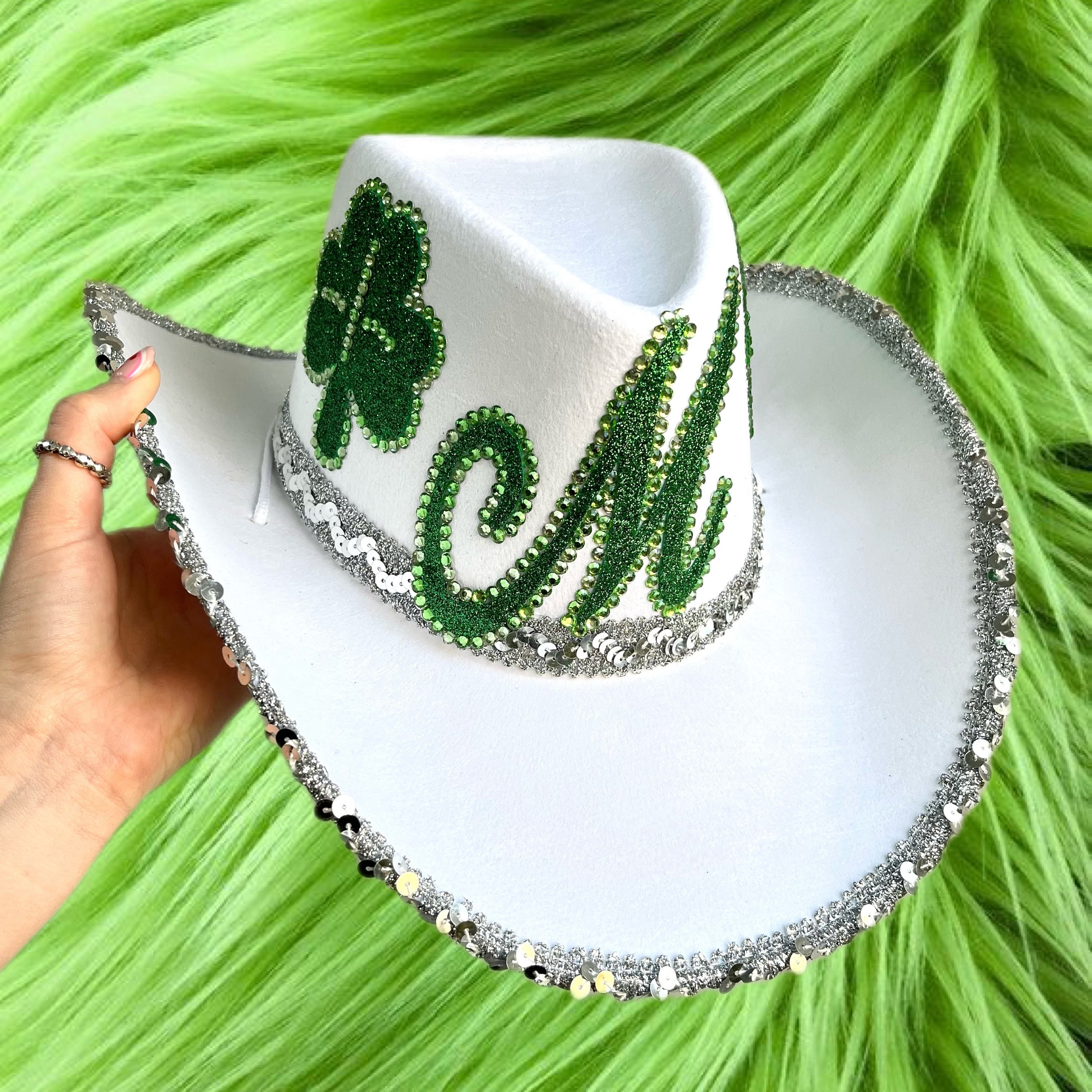 Green Stetson Hat 