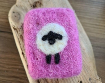 Icelandic Wool Sheep Felted Soap