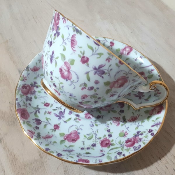 Blue China Tea Cup Etsy