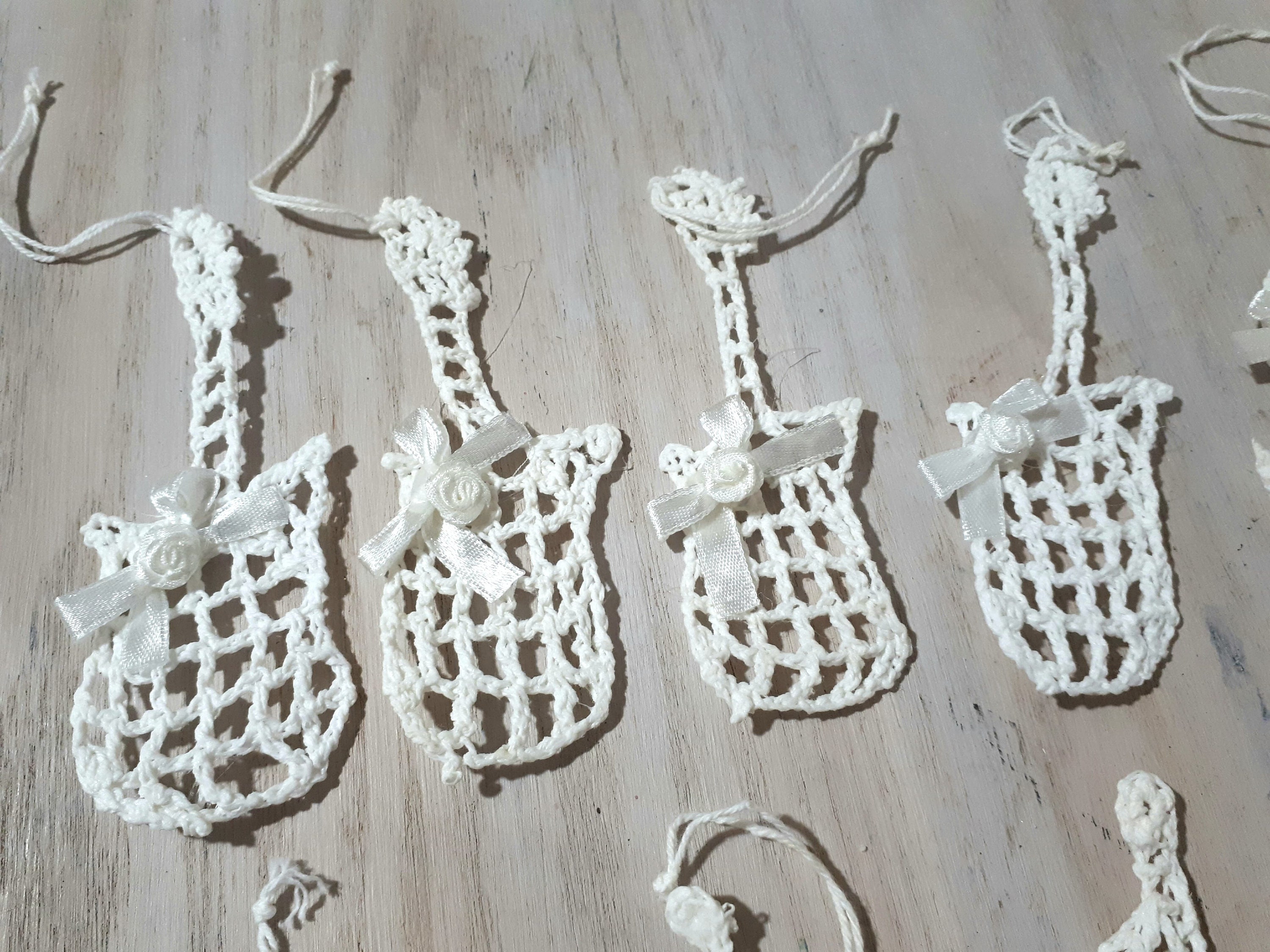 Lot of 13 Vintage Handmade Crochet Musical Instruments - Etsy