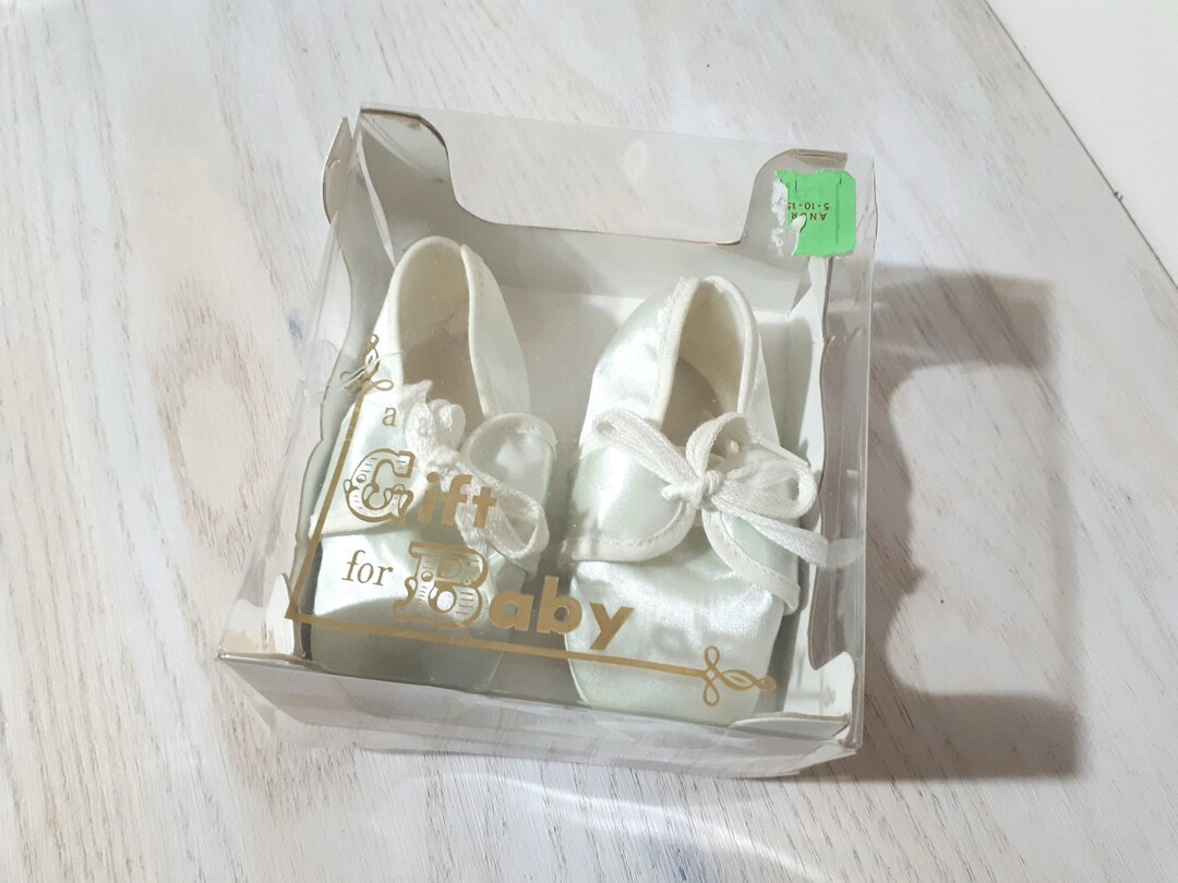 satin baby shoes