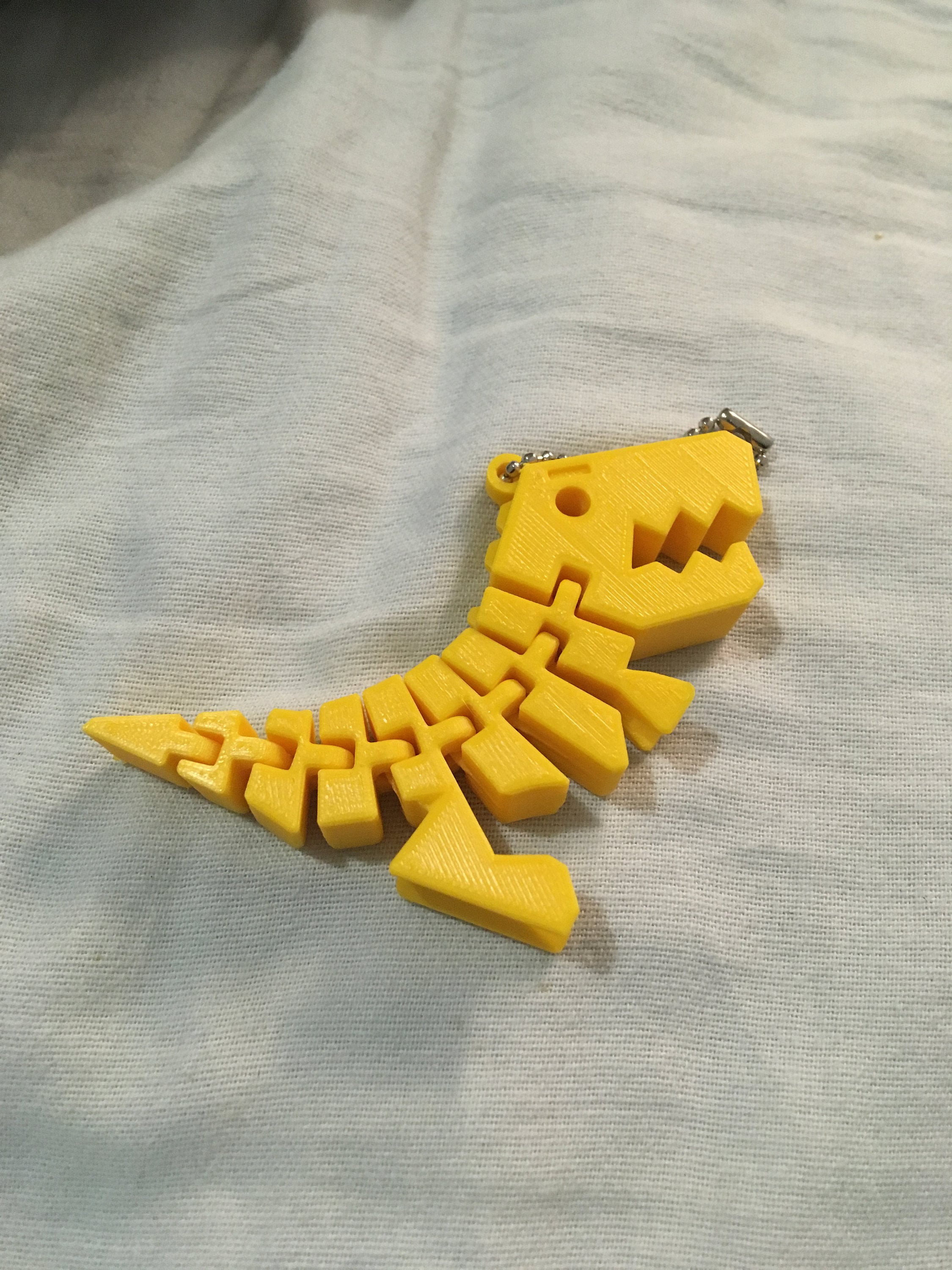 Free STL file Chrome Dino Keychain 🦖・3D print design to download・Cults