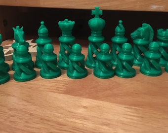 3D printed chess set