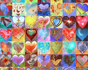 Wooden Jigsaw Puzzles For Adults - Hearts (59 Piece Mini Wooden Jigsaw Puzzle) Made in the USA by Nautilus Puzzles