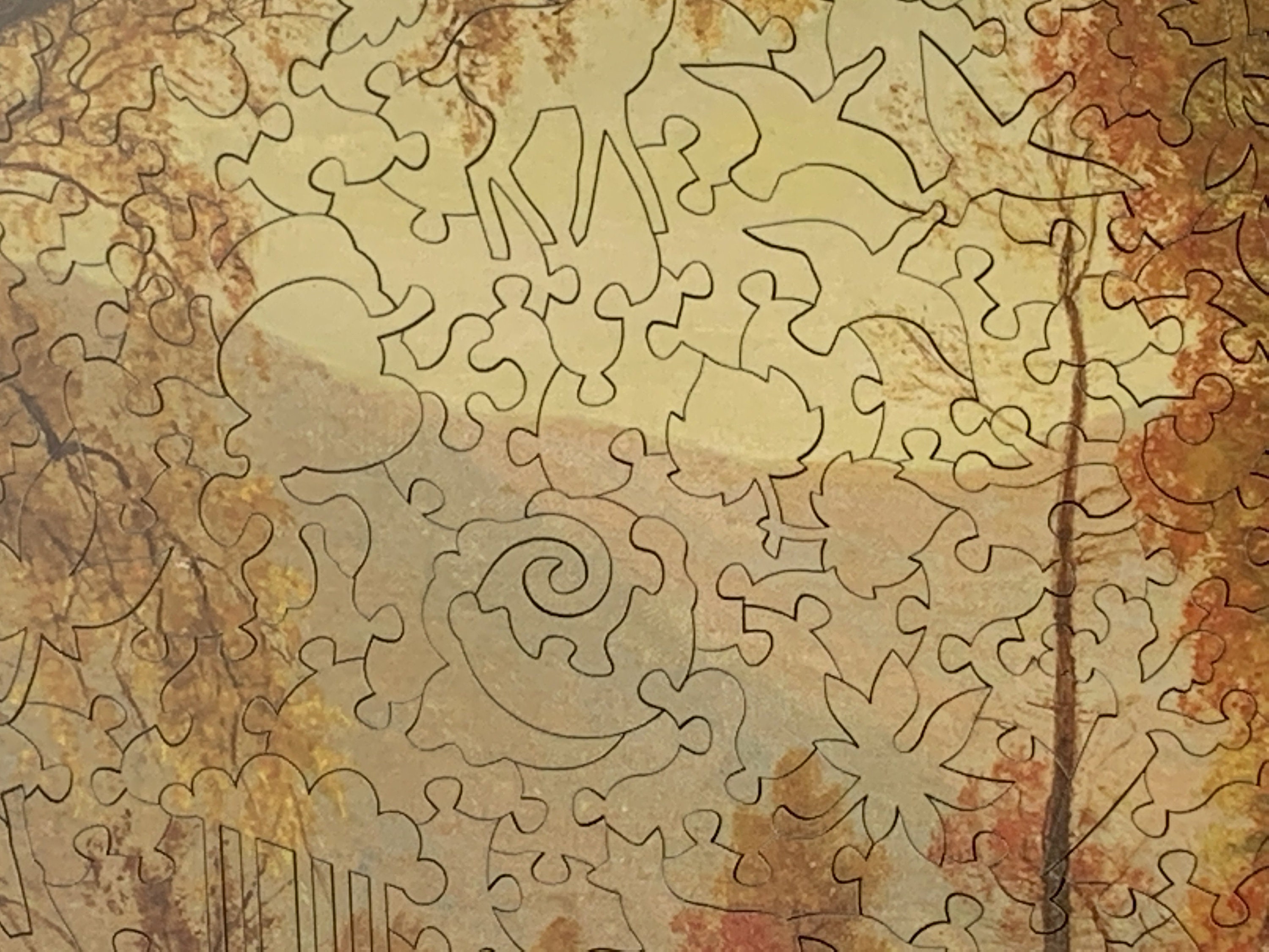 Nautilus Puzzles 木製ジグソーパズル 大人用 - Alphonse Mucha 作 539ピース 並行輸入品 大人用木製ジグソーパズル - 大聖堂の猫 - 372 木製ピースアメリカ製Nautilus Puzzles製