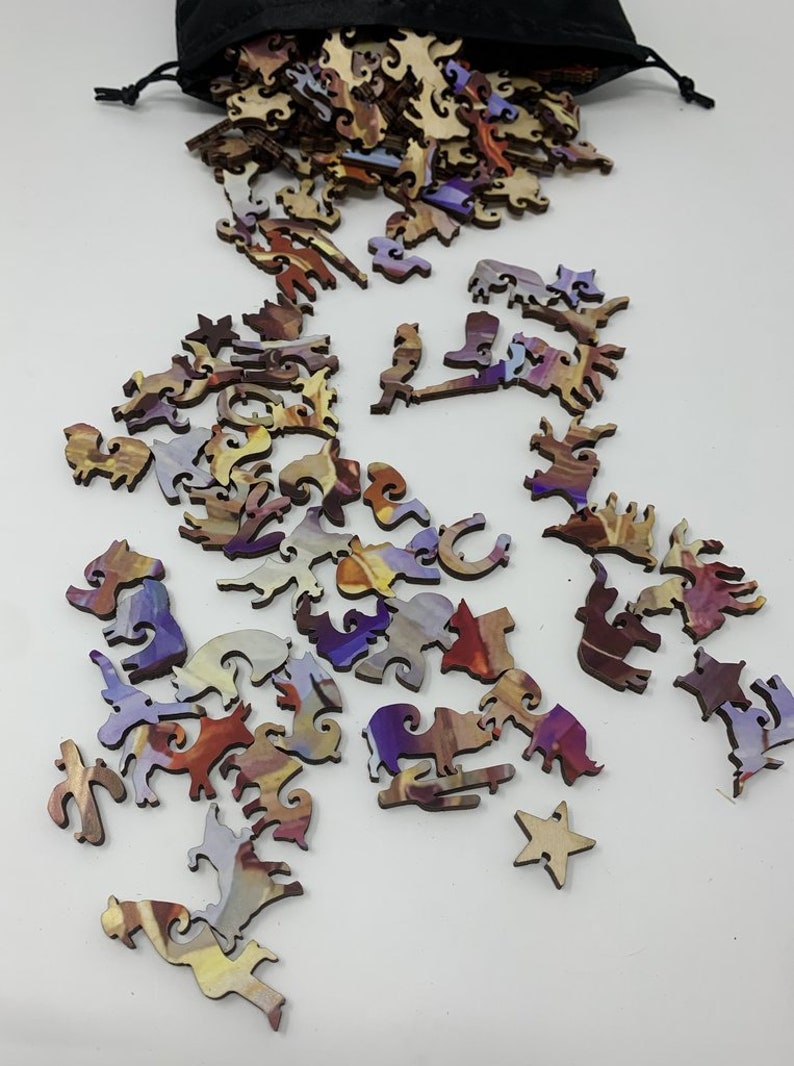 Wooden Puzzles For Adults Old Texas 250 Pieces By William Etsy