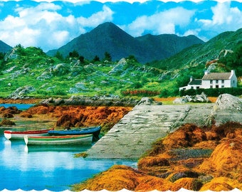 Rompecabezas de la bahía de Bantry (65 piezas con formas únicas) de Nautilus Puzzles® - Rompecabezas de Irlanda para adultos, regalo de San Patricio, rompecabezas de la naturaleza