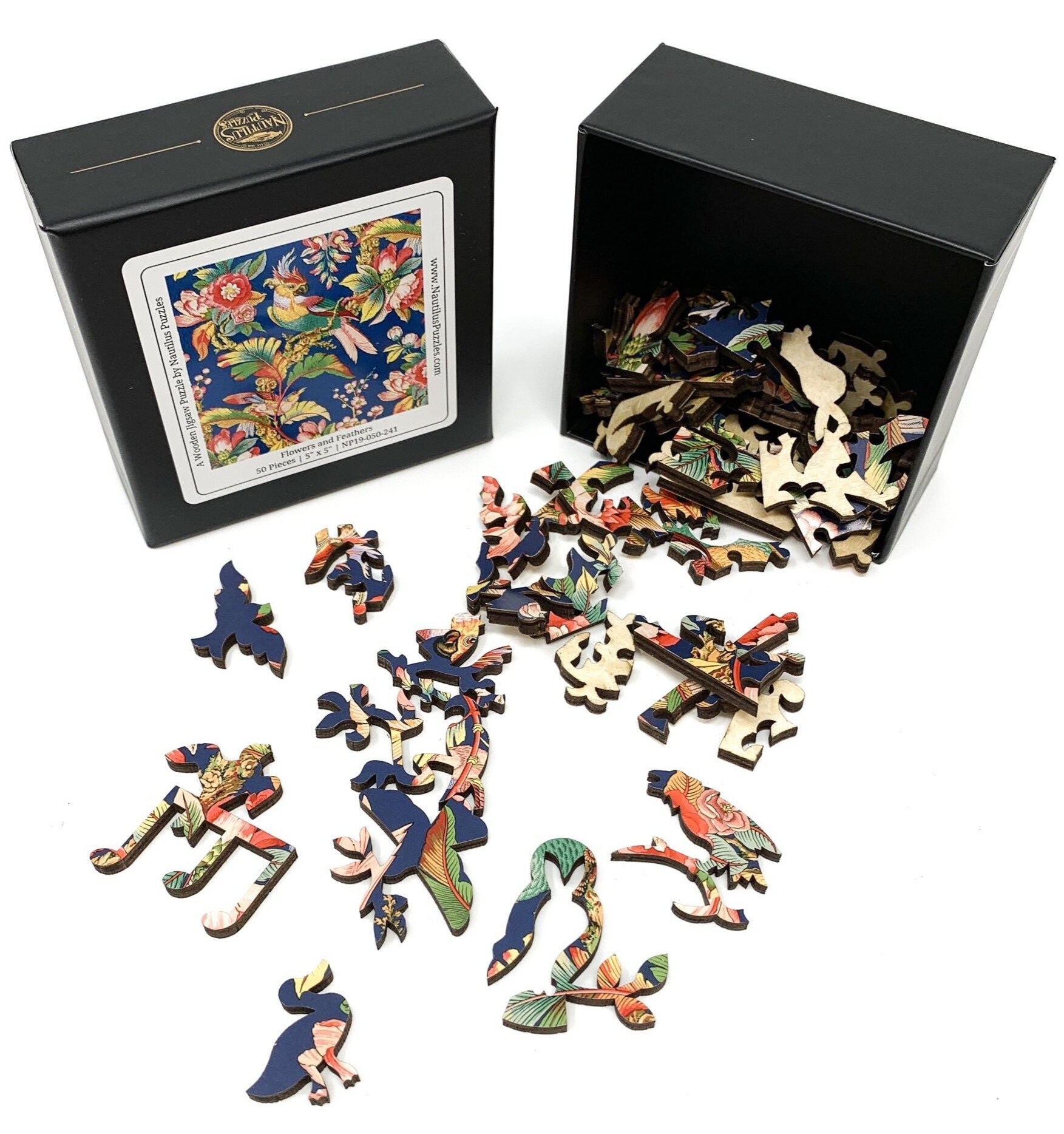 Holzpuzzle Für Erwachsene 280 Teile - Blüten Blumen Design 34x30cm