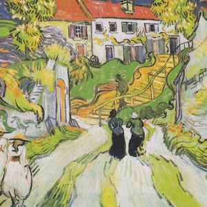 Wooden Jigsaw Puzzles For Adults - Trip To Auvers by Vincent Van Gogh (302 Pieces) Wooden Jigsaw Puzzle Made in the USA by Nautilus Puzzles
