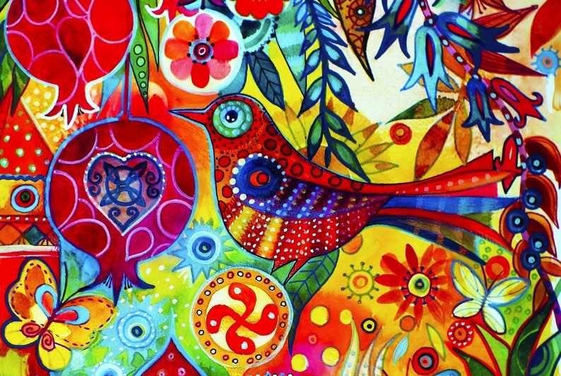 Wooden Jigsaw Puzzles for Adults in the Pomegranate Tree 50 Etsy