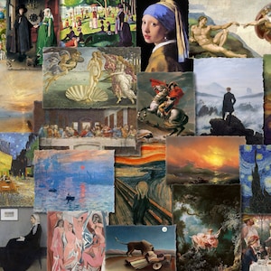Great Paintings Wooden Jigsaw Puzzles For Adult 366 Pieces by Nautilus Puzzles® - Famous Art Puzzle With Unique Shaped Pieces, Teacher Gift