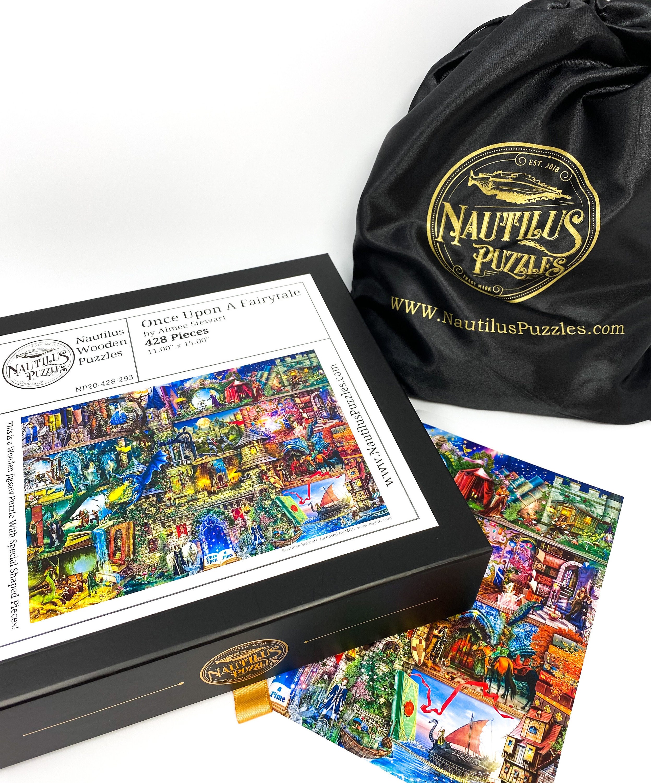 Puzzles en bois pour adultes Four Seasons puzzle en bois de 301 pièces  fabriqué aux États-Unis par Nautilus Puzzles -  France