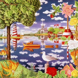 Wooden Jigsaw Puzzles For Adults Downeast (382 Piece Wooden Jigsaw Puzzle) Made in the USA by Nautilus Puzzles