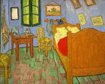 Wooden Jigsaw Puzzles For Adults - Bedroom In Arles By Vincent Van Gogh (50 Piece Wooden Jigsaw Puzzle) Made in the USA by Nautilus Puzzles