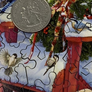 Christmas Wooden Jigsaw Puzzles for Adults Adirondack Christmas Birds ...