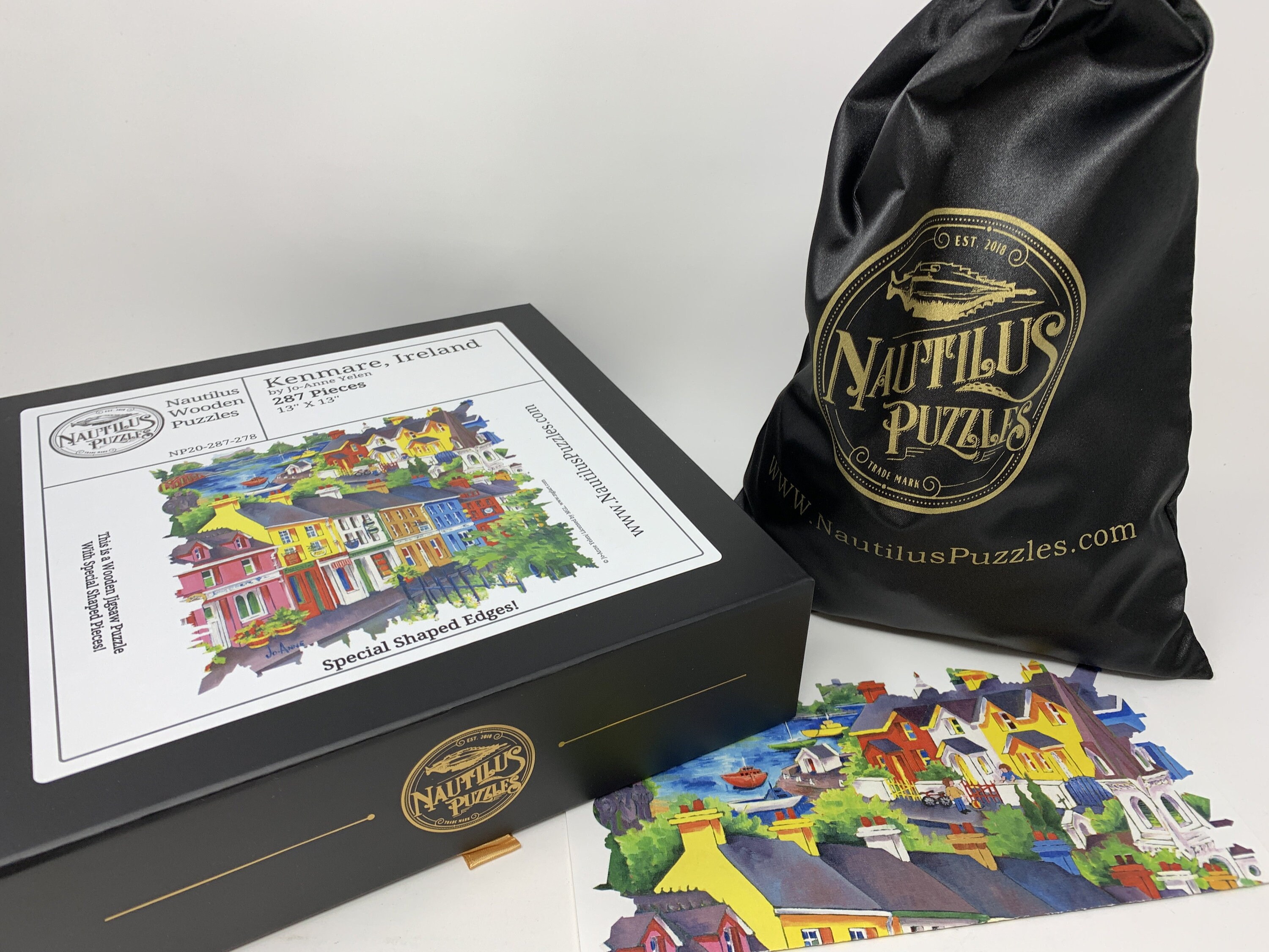 Wooden Puzzles For Adults Kenmare Ireland 287 Piece Shaped Etsy