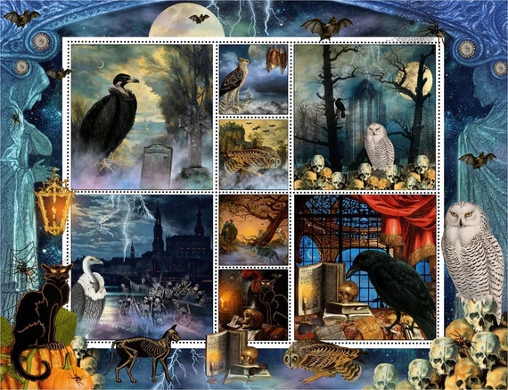 Wooden Jigsaw Puzzle For Adults 461 Piece by Nautilus Puzzles®,  Jigsaw Halloween, Spooky Halloween, Traditional Puzzle,Halloween Lover Gift