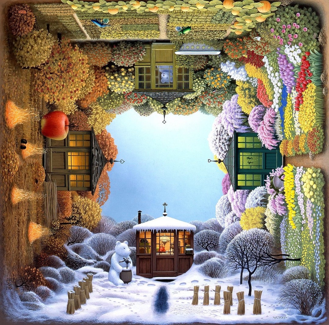 Wooden Jigsaw Puzzles for Adults - Four Seasons (301 Piece Wooden