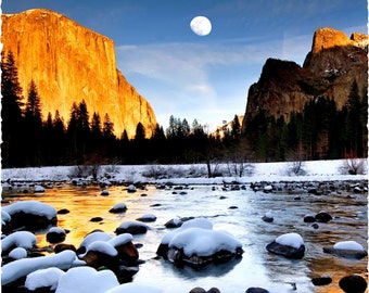 Wooden Jigsaw Puzzles For Adults - Winter In Yosemite - 240 Piece Wooden Jigsaw Puzzle Made in the USA by Nautilus Puzzles