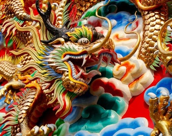 Houten legpuzzel Thaise draak voor volwassenen 150 stukjes van Nautilus Puzzles® - Lasergesneden puzzel, Japanse kunstpuzzel, Aziatische puzzel