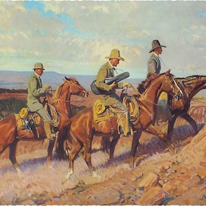 Western Cowboy Jigsaw Puzzles For Adults 517 Pieces by Nautilus Puzzles®-Unique Gift For Dad, Horse Wooden Puzzles, Grandpa Gift, Laser Cut