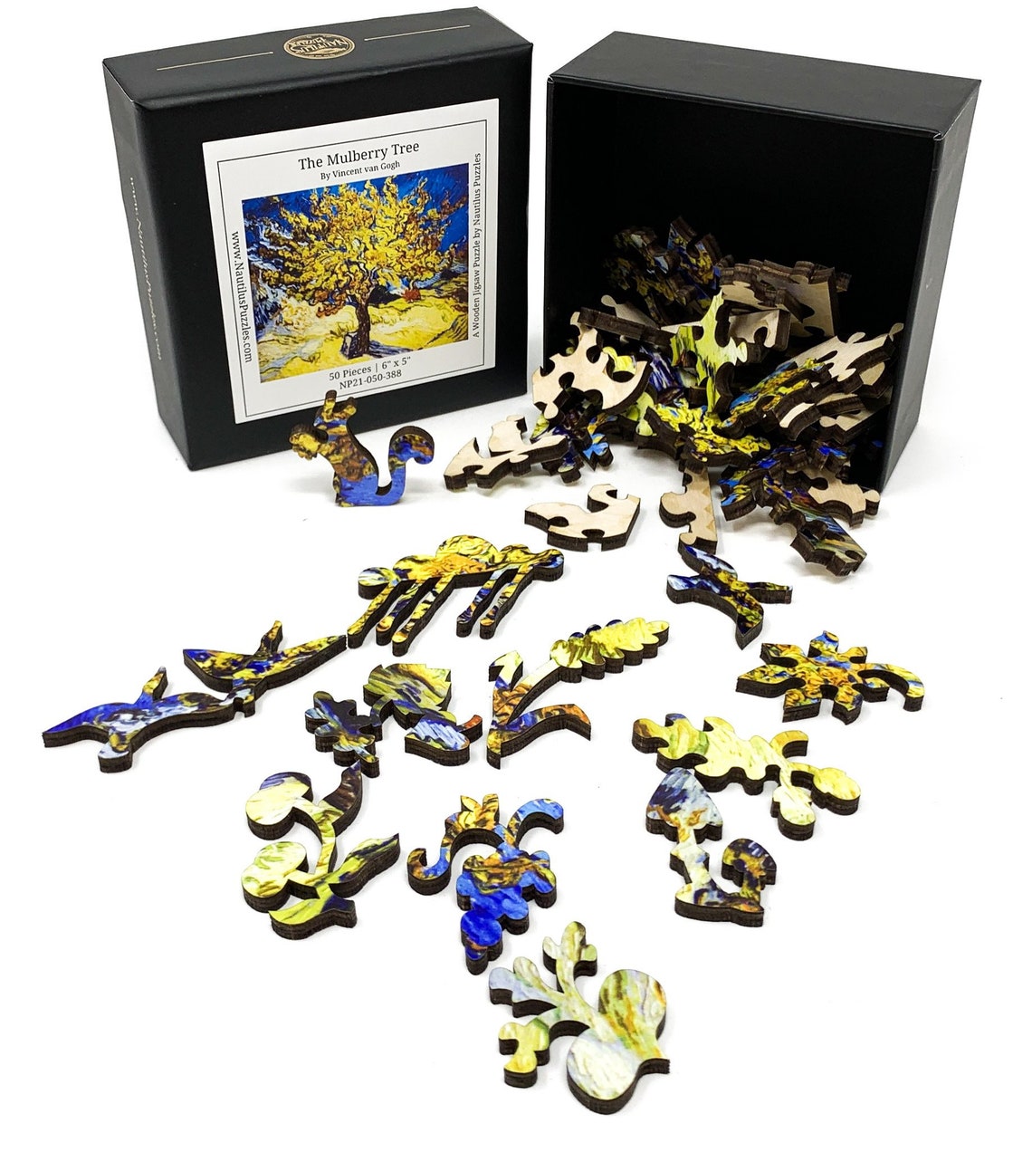 Wooden Jigsaw Puzzles for Adults the Mulberry Tree by Etsy